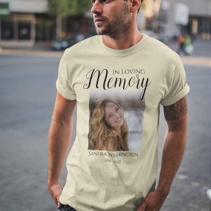 Camiseta conmemorativa de foto personalizada