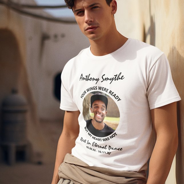 Camiseta conmemorativa de foto personalizada moder (Subido por el creador)