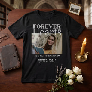 Camiseta conmemorativa de funeral con foto persona