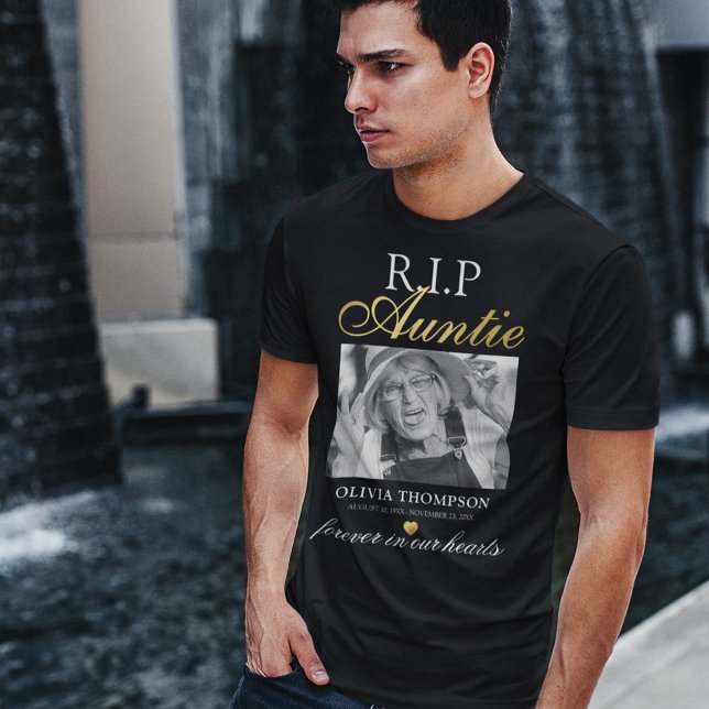 Camiseta conmemorativa de la foto de la tía R.I.P (Subido por el creador)