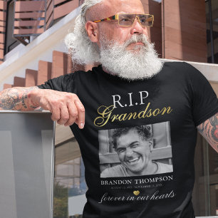 Camiseta conmemorativa de la foto del nieto R.I.P