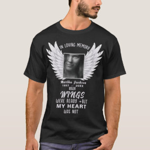 Camiseta conmemorativa de la foto y el Ángel Wings