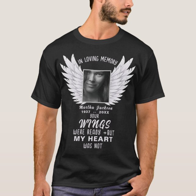 Camiseta conmemorativa de la foto y el Ángel Wings (Anverso)