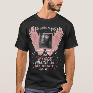Camiseta conmemorativa de la foto y el Ángel Wings