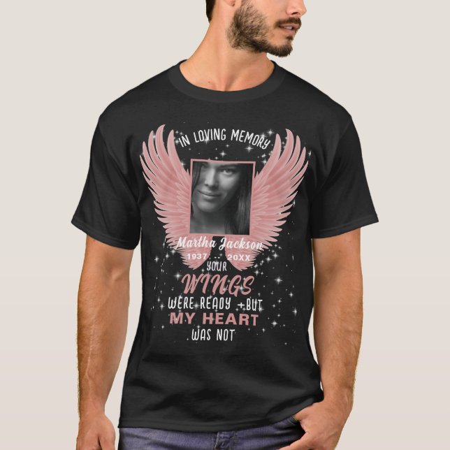 Camiseta conmemorativa de la foto y el Ángel Wings (Anverso)