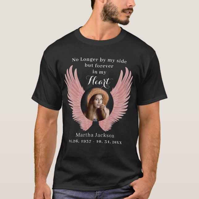 Camiseta conmemorativa de la foto y el Ángel Wings (Anverso)