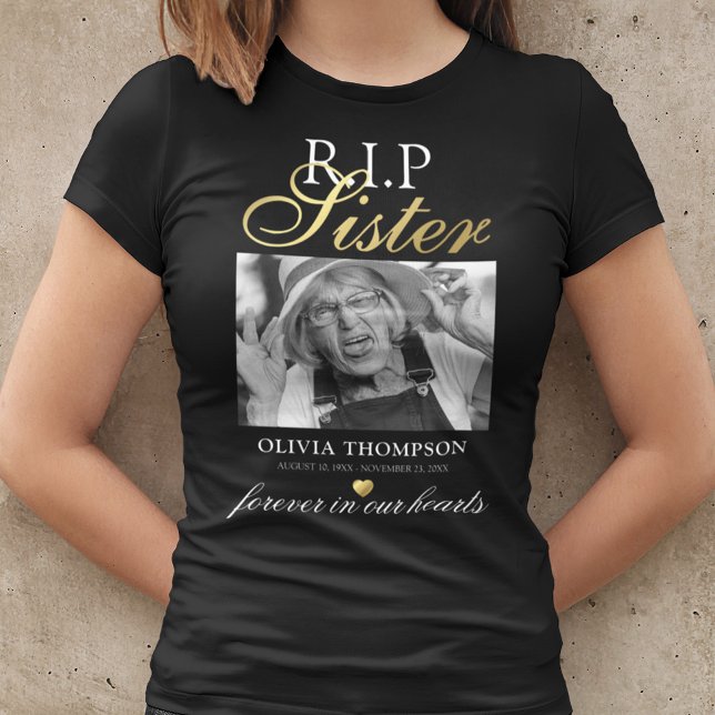 Camiseta conmemorativa de la Hermana R.I.P (Subido por el creador)