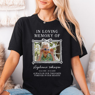 Camiseta conmemorativa de marco de lazo – Siempre 