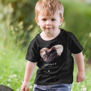 Camiseta conmemorativa de mascotas para niños lind