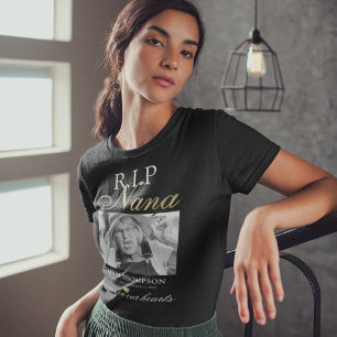 Camiseta conmemorativa de Nana con foto R.I.P