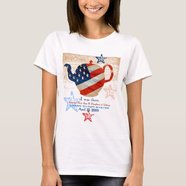 Camiseta conmemorativa de TeaParty (Anverso)