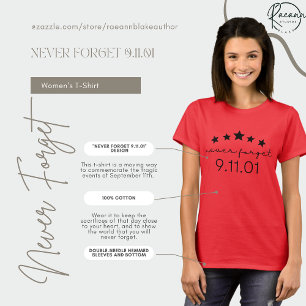 Camiseta conmemorativa del 11 de septiembre 'Nunca