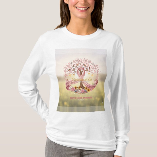 Camiseta conmemorativa del cáncer de mama (Anverso)