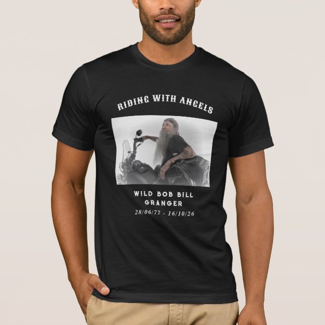 Camiseta conmemorativa del Personalizado de motoci (Anverso)