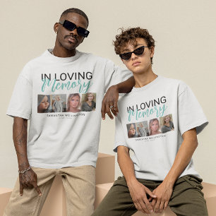 Camiseta conmemorativa elegante de 4 fotos