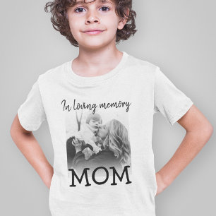 Camiseta conmemorativa moderna para niños con foto