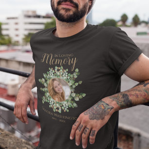Camiseta conmemorativa personalizada de eucalipto 
