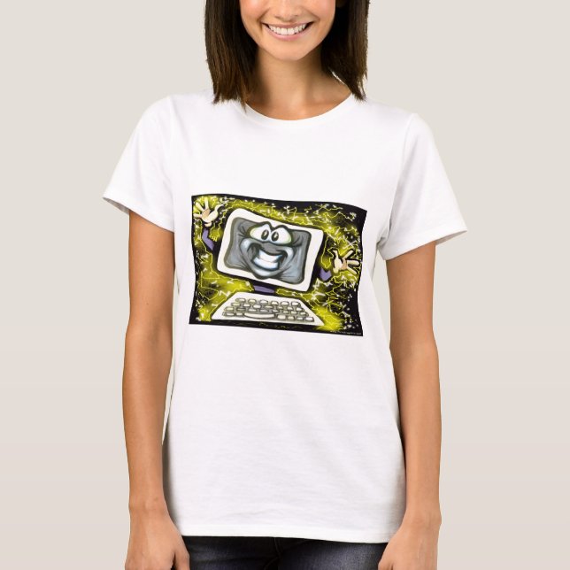 Camiseta Conmoción informática (Anverso)