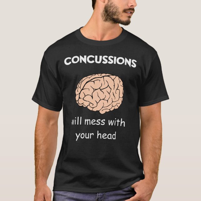 Camiseta Conmociones cerebrales (v2) (Anverso)