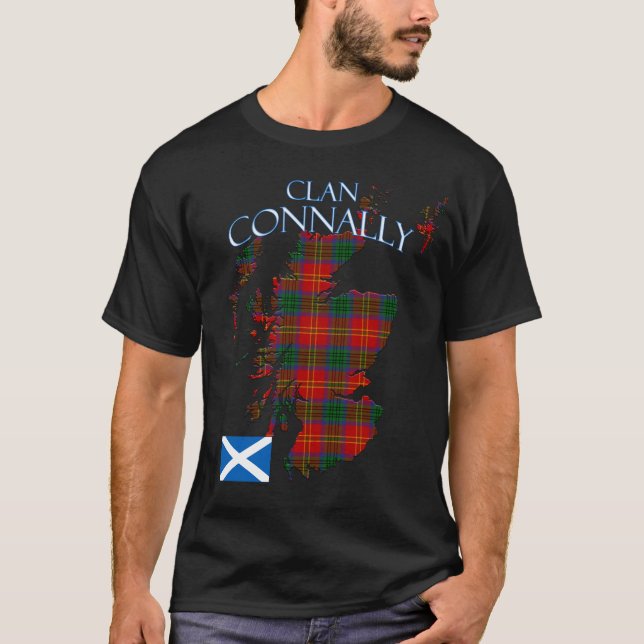 Camiseta Connally Scottish Clan Tartan Scotland (Anverso)