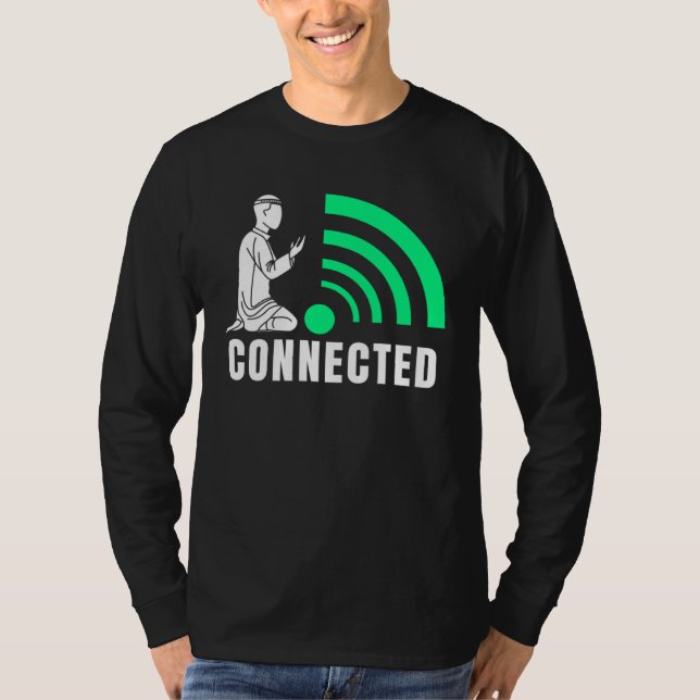Camiseta Connected Islamic Muslim Ramadan Kareem First Sala (Anverso)