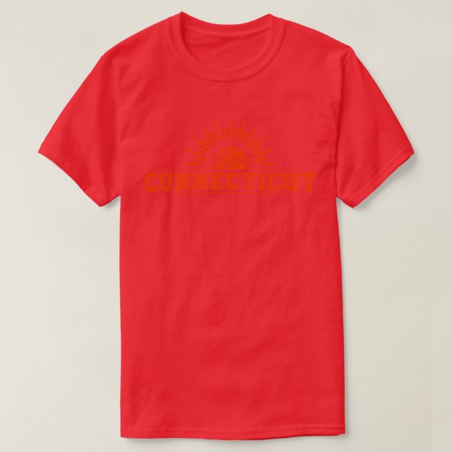 Camiseta Connecticut Basketball TShirt 1 (Diseño del anverso)