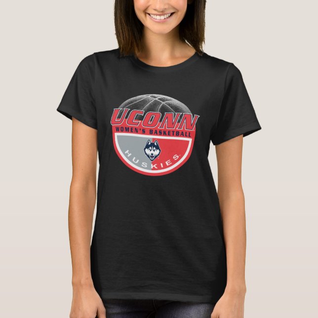 Camiseta Connecticut Huskies Women s Basketball Dunk Navy (Anverso)