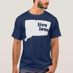 Camiseta Connecticut Live Love Connecticut TShirt