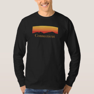 Camiseta Connecticut Mountain Sunset al aire libre Senderis