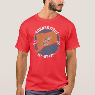 Camiseta Connecticut My State Patriot State Tourist Gift