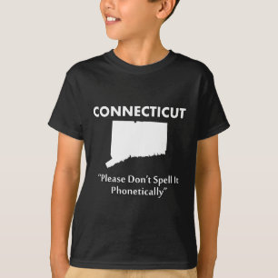 Camiseta Connecticut - Por favor no lo deletreen fonéticame