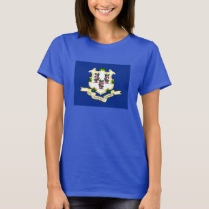 Camiseta Connecticut State Flag Design