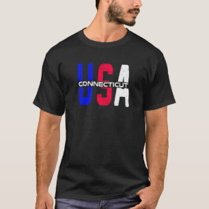 Camiseta Connecticut Usa Vintage Patriótico Y Orgullosa Cit