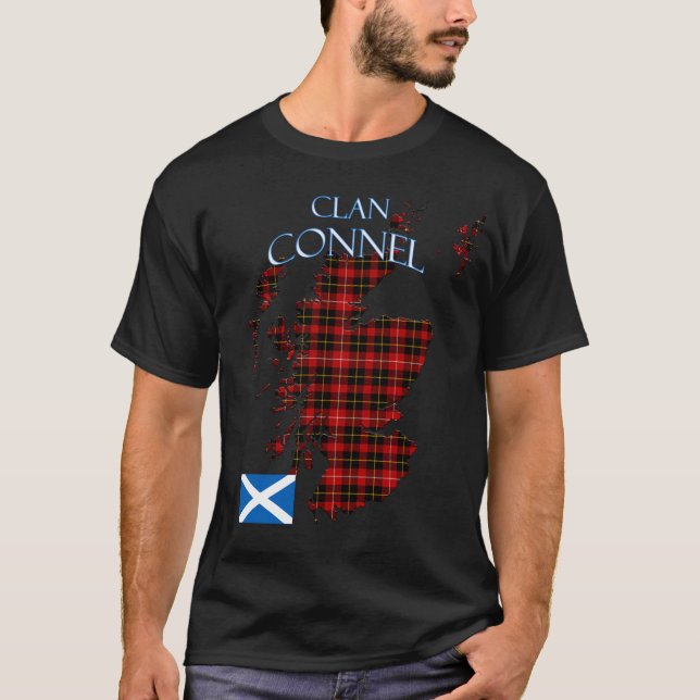 Camiseta Connel Scottish Clan Tartan Scotland (Anverso)