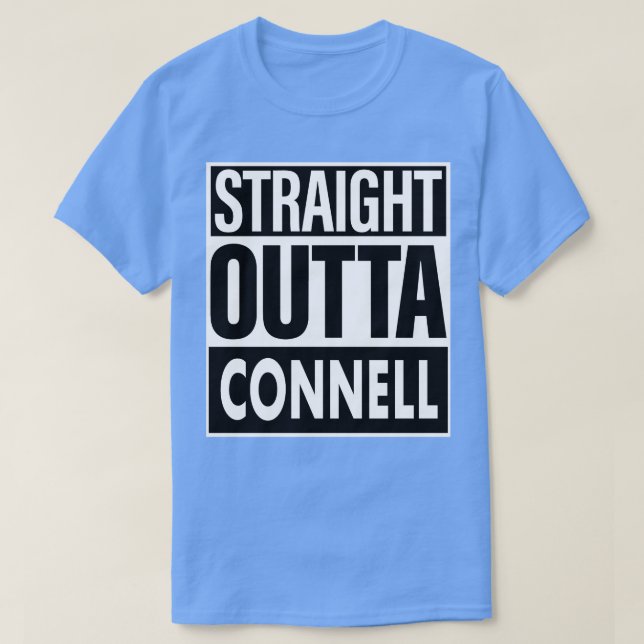 Camiseta Connell Name Straight Outta Connell (Diseño del anverso)