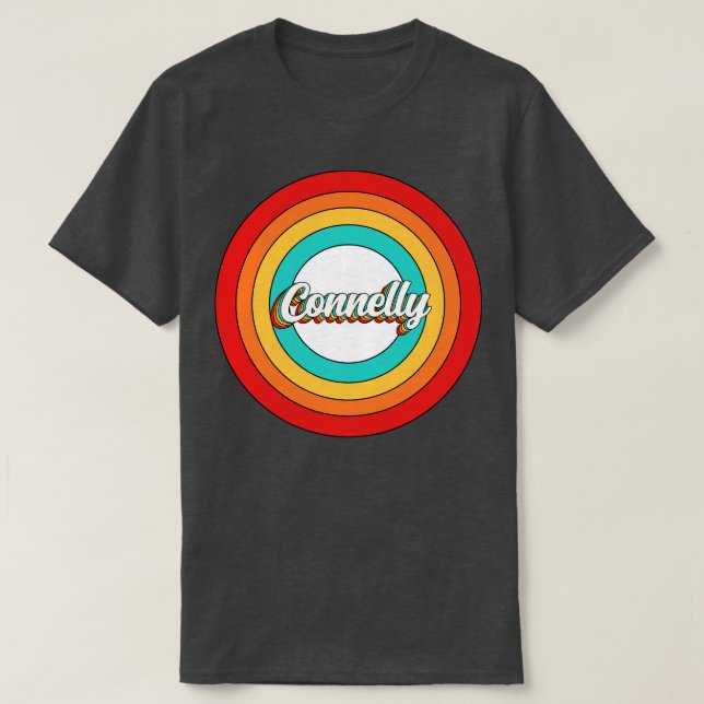 Camiseta Connelly Name Shirt Vintage Connelly Circle (Diseño del anverso)
