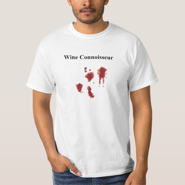Camiseta Conniseur del vino (Anverso)