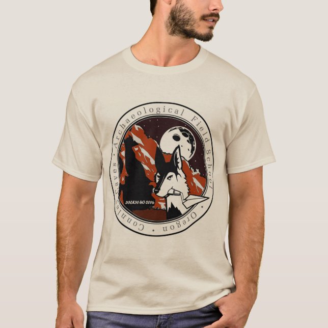 Camiseta Connley excava la escuela arqueológica 2016 del (Anverso)