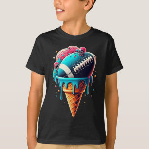 Camiseta Cono acuático de crema de hielo con grano de arena