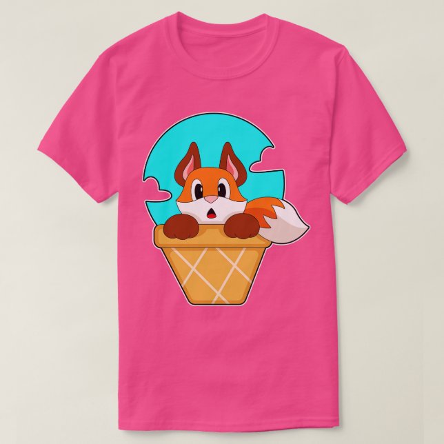 Camiseta Cono de crema de hielo de Fox (Diseño del anverso)
