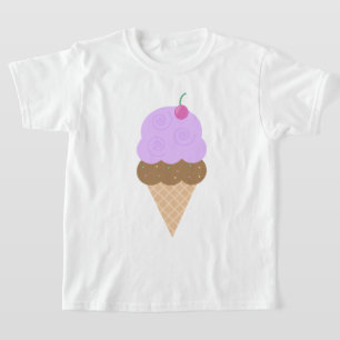 Camiseta Cono de helado de la uva