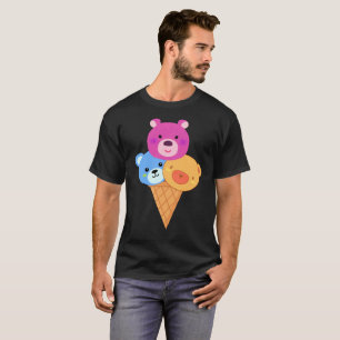 Camiseta Cono de helado de oso