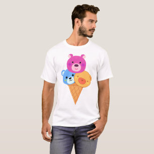 Camiseta Cono de helado de oso