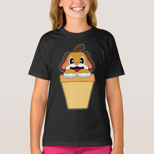Camiseta Cono de helado de perro (Anverso)