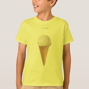 CAMISETA CONO DE HELADO DEL PLÁTANO