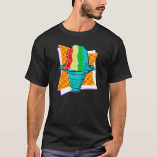 Camiseta Cono de nieve con hielo sacudido por arcoiris de H