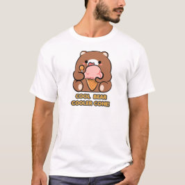 Camiseta Cono del refrigerador del oso Guay