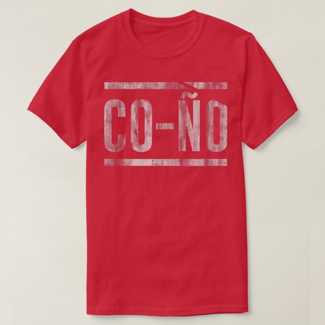 Camiseta Cono divertido español latino diciendo (Diseño del anverso)