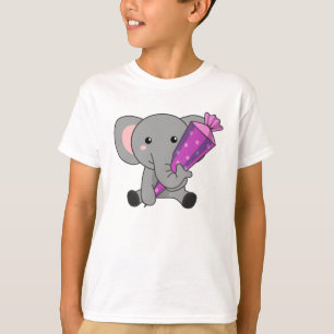 Camiseta Cono escolar de niños de la escuela infantil de El