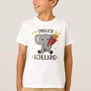 Camiseta Cono escolar de niños de la escuela infantil de El